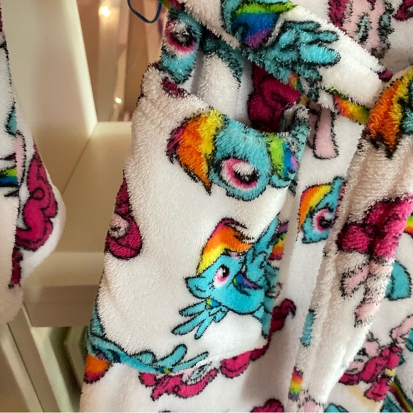 🌸3/$30🌸 My Little Pony Pinkie Pie and Rainbow Dash Fluffy Children’s Bath Robe - Picture 2 of 8